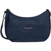 Sac à main LANCASTER Sac hobo Zippé Basic Premium 510-64 Bleu Foncé