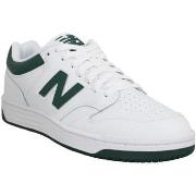Baskets New Balance 480 Cuir Homme White Green