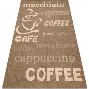 Tapis Rugsx TAPIS EN CORDE SIZAL FLOORLUX 20645 café 120x170 cm