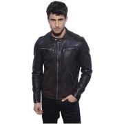 Blouson Daytona Blouson en cuir Homme Ref 54130 REDISH BROWN