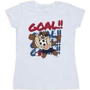 T-shirt Dessins Animés Taz Goal Goal Goal