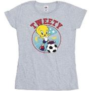 T-shirt Dessins Animés Tweety Football Circle