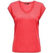 T-shirt Only 15136069 SILVERY-CAYENNE