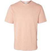 T-shirt Selected 16089504 BETH LINEN SS-CAMEO ROSE