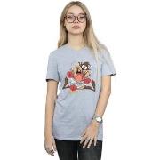 T-shirt Dessins Animés Taz Valentine's Day Madly In Love