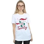 T-shirt Dessins Animés Tweety Pie Christmas