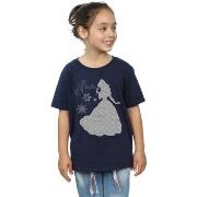 T-shirt enfant Disney Belle Christmas Silhouette