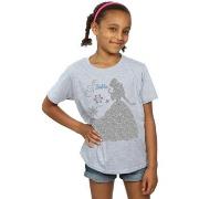 T-shirt enfant Disney Belle Christmas Silhouette