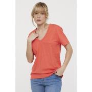 T-shirt Lee Cooper T-shirt AMILA Vermillon