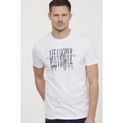 T-shirt Lee Cooper T-shirt AVALO Blanc