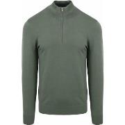 Sweat-shirt Profuomo Pullover Half Zip Luxury Vert