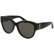 Lunettes de soleil Saint Laurent SL M3 Lunettes de soleil, Noir/Gris, ...