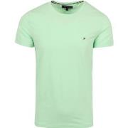 T-shirt Tommy Hilfiger T-Shirt Logo Vert Clair