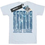 T-shirt enfant Dc Comics Justice League Movie Double Indigo