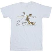 T-shirt enfant Dessins Animés It's Time For Surfing