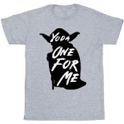 T-shirt Disney Yoda One For Me