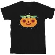 T-shirt Disney The Mandalorian Grogu Pumpkin