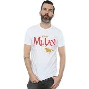 T-shirt Disney Mulan Movie Logo