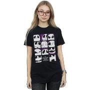 T-shirt Disney Nightmare Before Christmas Many Faces Of Jack Squares