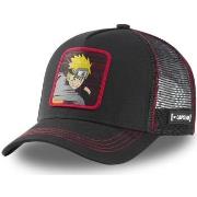 Casquette Capslab Casquette Naruto Noir Bordure Rouge