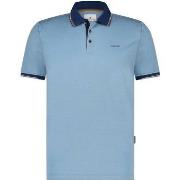 T-shirt State Of Art Polo Piqué Bleu Clair