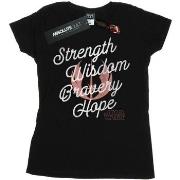 T-shirt Star Wars: The Rise Of Skywalker Strength Wisdom Bravery Hope