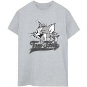 T-shirt Dessins Animés Greyscale Square