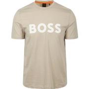 T-shirt BOSS T-shirt Pensée Beige