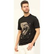 T-shirt BOSS T-shirt homme col rond avec imprimé requin