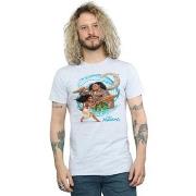 T-shirt Disney Moana And Maui Wave