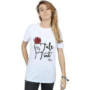 T-shirt Disney Tale As Old As Time Rose