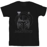 T-shirt Disney The Mandalorian Rings Helmet