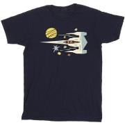 T-shirt Disney The Mandalorian Cutout Ship