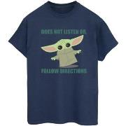 T-shirt Disney The Mandalorian Grogu Does Not Listen