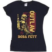 T-shirt Disney The Book Of Boba Fett Distressed Outlaw