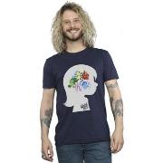 T-shirt Disney Inside Out Head Silhouette