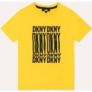 T-shirt enfant Dkny T-shirt en coton imprimé