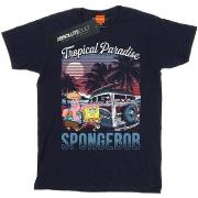T-shirt Spongebob Squarepants Tropical Paradise