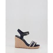 Espadrilles Tommy Hilfiger MONO WEBBING HIGH WEDGE SANDAL