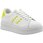 Bottes GaËlle Paris Sneaker Donna Giallo Fluo Bianco GACAW00023