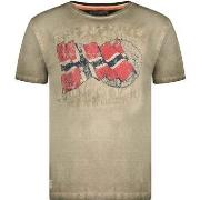 T-shirt Geographical Norway JAPORAL