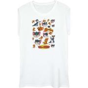 T-shirt Dessins Animés Many Faces