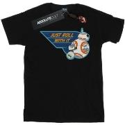 T-shirt enfant Star Wars: The Rise Of Skywalker D-O BB-8 Just Roll Wit...