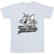 T-shirt Dessins Animés Greyscale Square