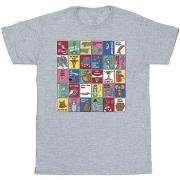 T-shirt Dessins Animés Grid Squares