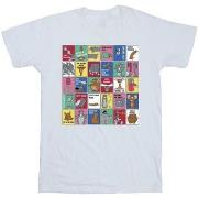 T-shirt Dessins Animés Grid Squares