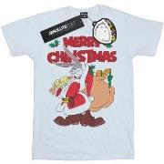 T-shirt Dessins Animés Santa Bugs Bunny