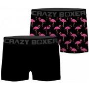 Boxers Crazy Boxer CRAZYBOXER 2 Boxers Homme Bio Flamingo