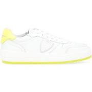 Baskets Philippe Model Baskets pour hommes Nice blanc et jaune