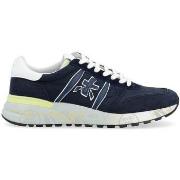 Baskets Premiata Baskets Lander en cuir bleu